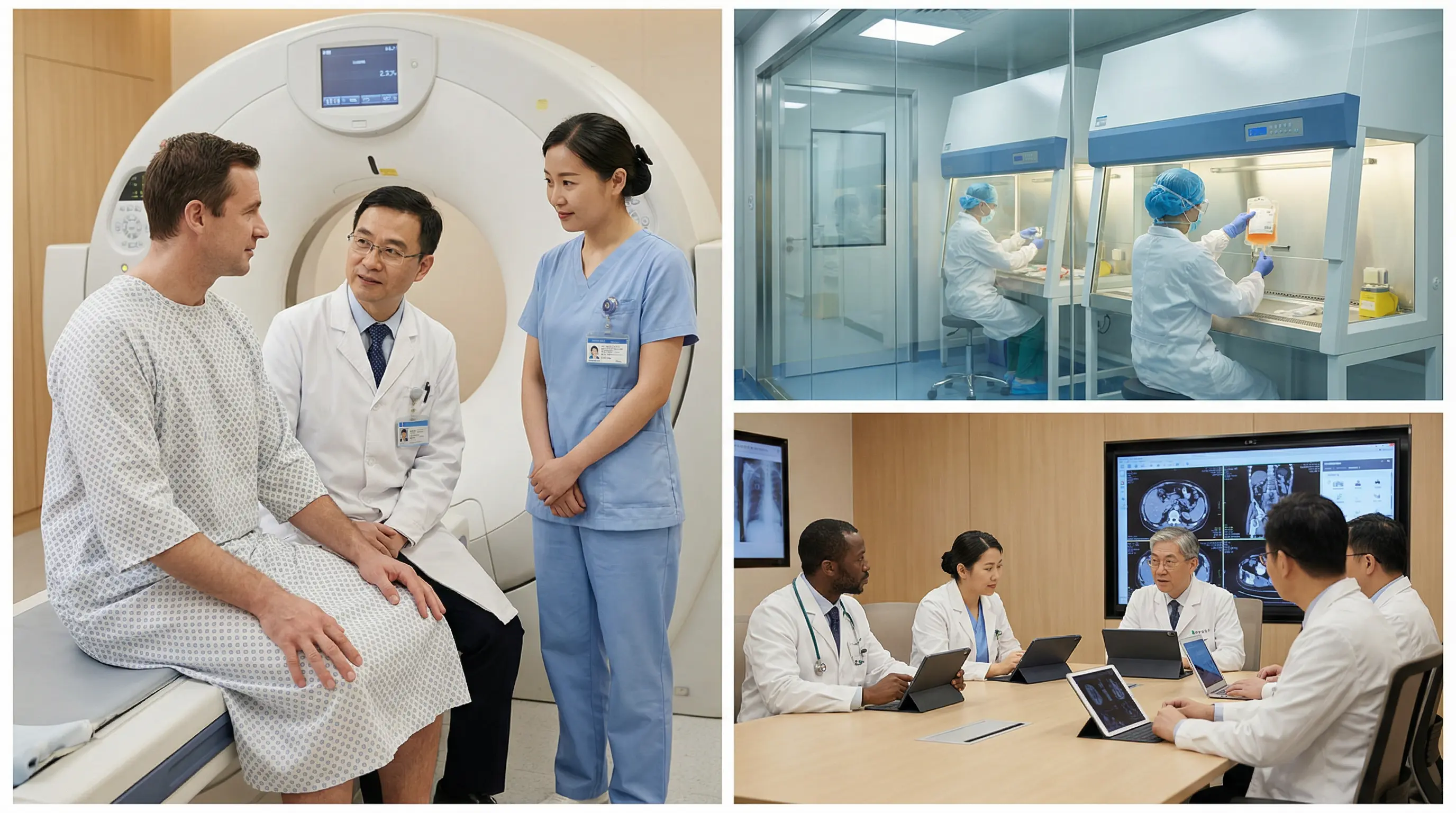 Cancer precision screening and CAR-T line